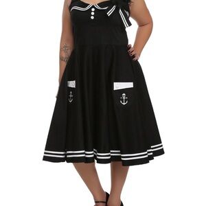 Hell Bunny Motley Sailor Dress 4XL